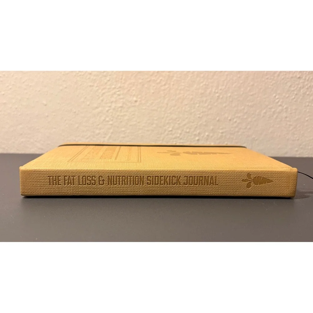 Habit Nest Nutrition Sidekick Journal Unisex OS Yellow Excellent Fat Loss Book